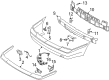Diagram for Volvo S80 Bumper - 39976149