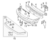Diagram for Volvo S70 Bumper - 9421811