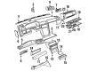 Diagram for Volvo 940 Ashtray - 9145370