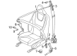 Diagram for Volvo V60 Seat Belt - 39828779