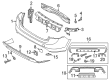 Diagram for Volvo S60 Cross Country Bumper - 39842931