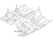 Diagram for Volvo Floor Pan - 31213792