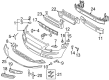 Diagram for Volvo V50 Bumper - 39985143