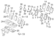 Diagram for Volvo Seat Cushion Pad - 30761137