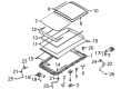 Diagram for Volvo Sunroof Motor - 32341034