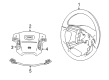 Diagram for Volvo Steering Wheel - 30741602
