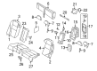 Diagram for Volvo Seat Cushion Pad - 8613387