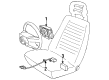 Diagram for Volvo 240 Air Bag Sensor - 9148420