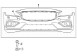 Diagram for 2020 Volvo V60 Bumper - 36010722