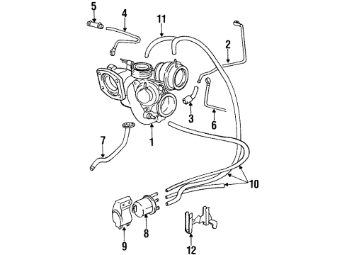 Volvo 1271630 Pressure Regulator 1271630 Volvo Pressure Regulator