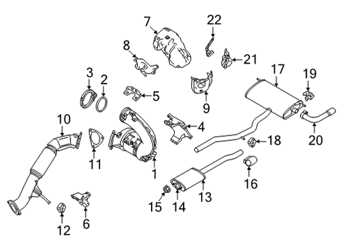 36013307 Volvo Catalytic Converter