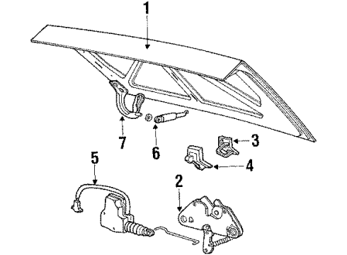 3510179 Volvo Lock