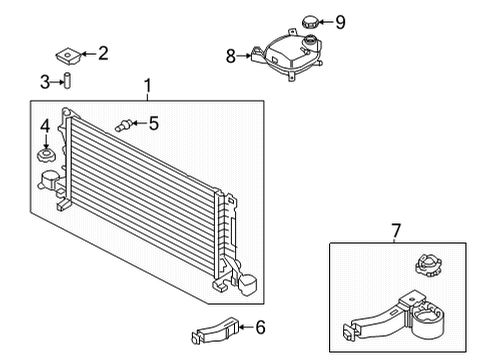 Volvo 32339601 Radiator 32339601 Volvo Radiator