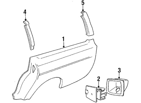 1203473 Volvo Fuel Door Spring