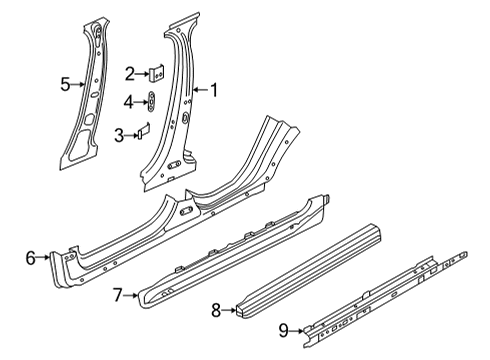 Volvo 32394279 Reinforcement 32394279 Volvo Reinforcement