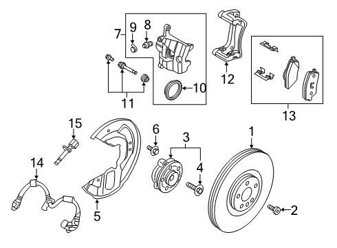 Volvo 32329535 Brake Pad Kit 32329535 Volvo Brake Pad Kit