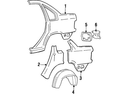 9152613 Volvo Hinge