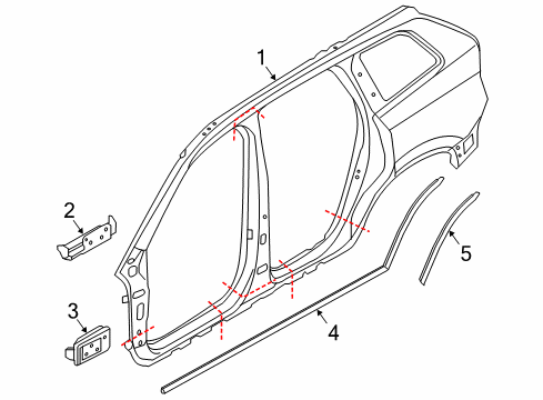 Volvo 31108806 Moulding 31108806 Volvo Moulding