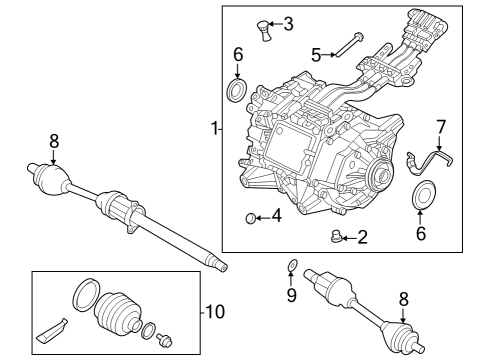 36003620 Volvo Axle Assembly