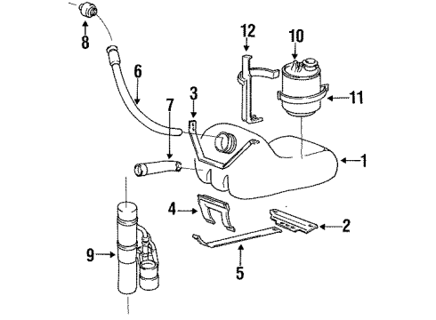 Volvo 1358776 Fuel Sender Unit 1358776 Volvo Fuel Sender Unit