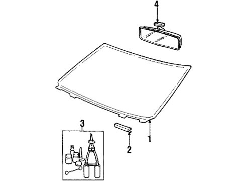8620555 Volvo Windshield