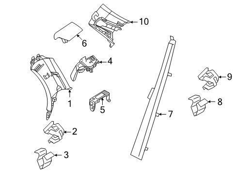 Volvo 32314206 Belt Guide 32314206 Volvo Belt Guide