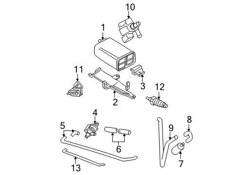 2007 Volvo S60 Emission Components Diagram