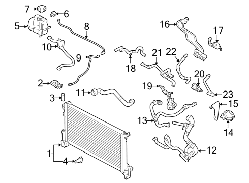 2022 Volvo S90 Filler Cap Diagram for 32382635