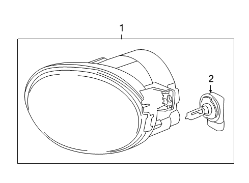 2012 Volvo C30 Bulbs Diagram