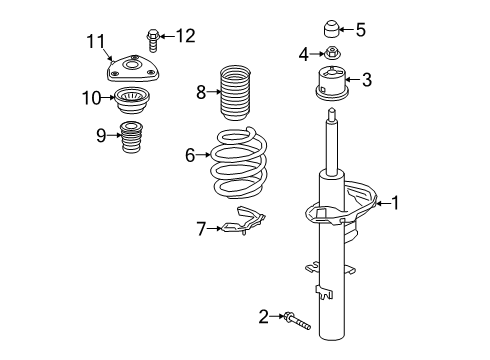 2026 Volvo EC40 Struts & Components