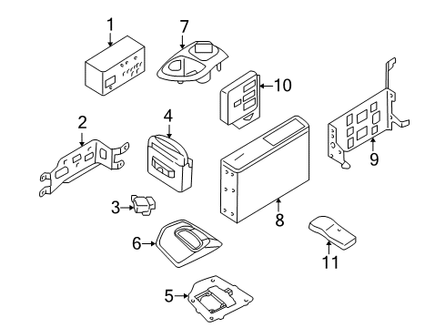 2002 Volvo S60 Electrical Components Diagram