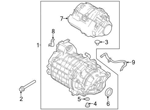 2024 Volvo XC40 Inverter, Exchange Diagram for 36003954