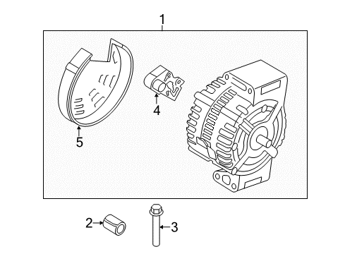 2016 Volvo V60 Alternator