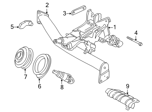 2004 Volvo C70 Steering Column Assembly Diagram