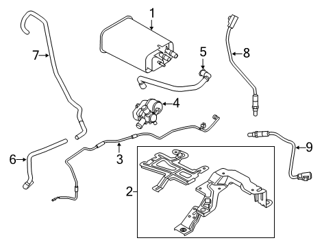 2016 Volvo S60 Emission Components Diagram