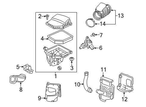 2018 Volvo XC60 Air Intake Diagram