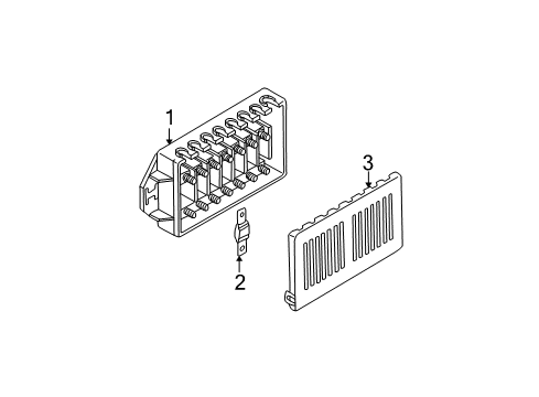 2006 Volvo XC90 Electrical Components Diagram