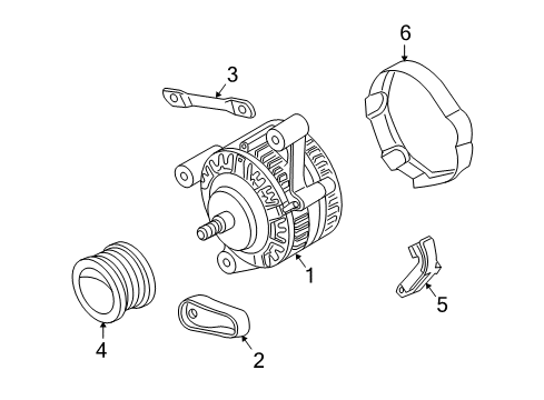 2000 Volvo S40 Alternator