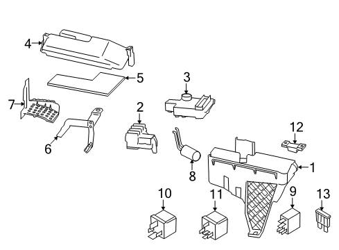 2007 Volvo V70 Electrical Components Diagram