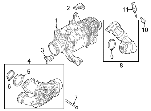2023 Volvo XC90 Intercooler Diagram