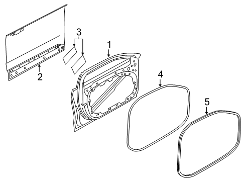 2025 Volvo V60 Door & Components