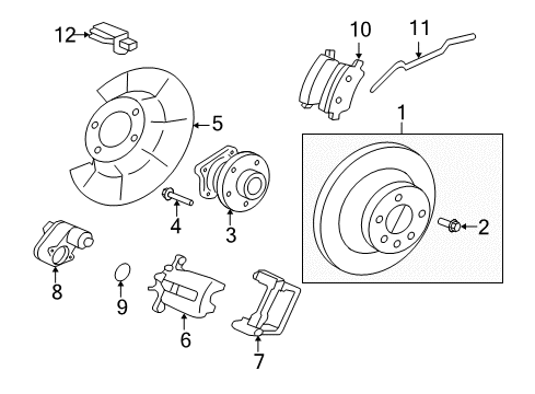 2008 Volvo V70 Anti-Lock Brakes Diagram