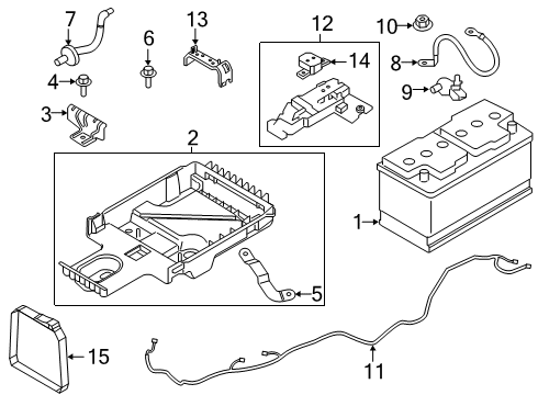 2024 Volvo V90 Cross Country Battery Diagram