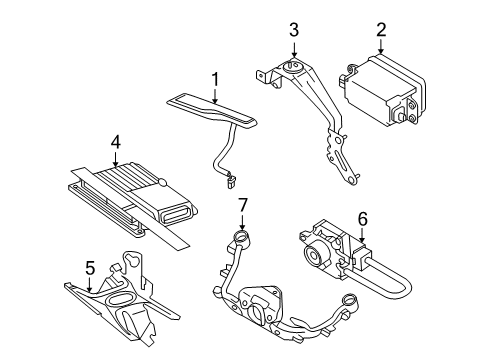 2008 Volvo XC70 Electrical Components Diagram