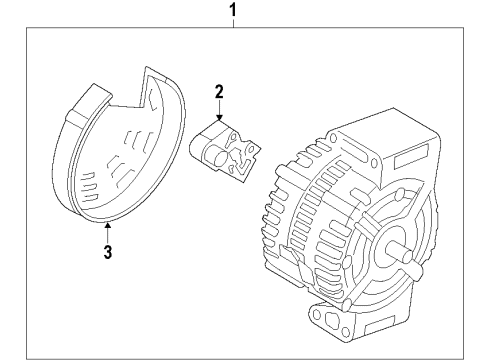 2012 Volvo XC70 Alternator