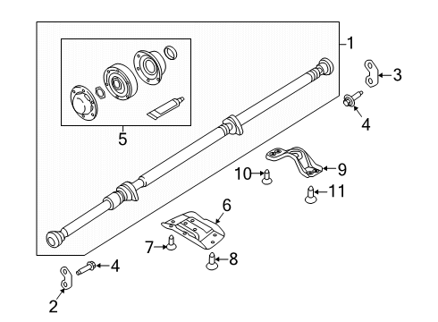 2024 Volvo XC60 Drive Shaft - Rear