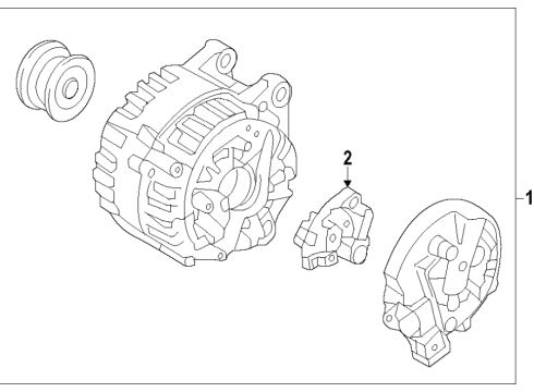 2020 Volvo XC40 Alternator