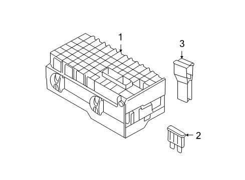 2003 Volvo XC90 Electrical Components Diagram 6