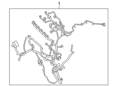 2012 Volvo XC60 Wiring Harness