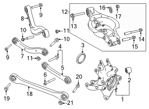 2025 Volvo EX30 Rear Suspension Components